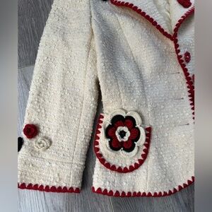 $1300 Escada Wool Jacket Size Small